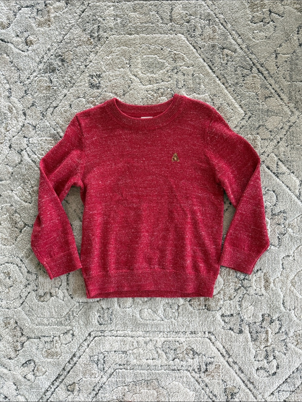 Gap Boys 4T Red Crewneck Sweater - Classic Knit